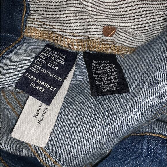 Madewell Flea Market Flare Jeans Size 29 Style C2519 - Picture 9 of 9